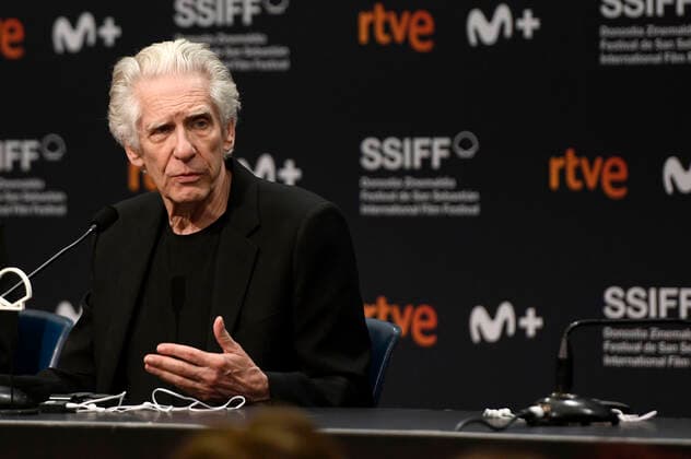 David Cronenberg bei der Pressekonferenz zur Verleihung des Donistia Awards auf dem 70. Internationalen Filmfestival San Sebastian Festival Internacional de Cine de San Sebastian im Kursaal. San Sebastian, 21.09.2022