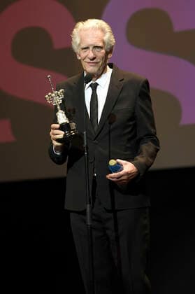 David Cronenberg bei der Verleihung des Donostia Awards für sein Lebenswerk auf dem 70. Internationalen Filmfestival San Sebastian Festival Internacional de Cine de San Sebastian im Theater Victoria Eugenia. San Sebastian, 22.09.2022