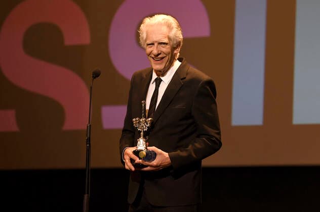David Cronenberg bei der Verleihung des Donostia Awards für sein Lebenswerk auf dem 70. Internationalen Filmfestival San Sebastian Festival Internacional de Cine de San Sebastian im Theater Victoria Eugenia. San Sebastian, 22.09.2022
