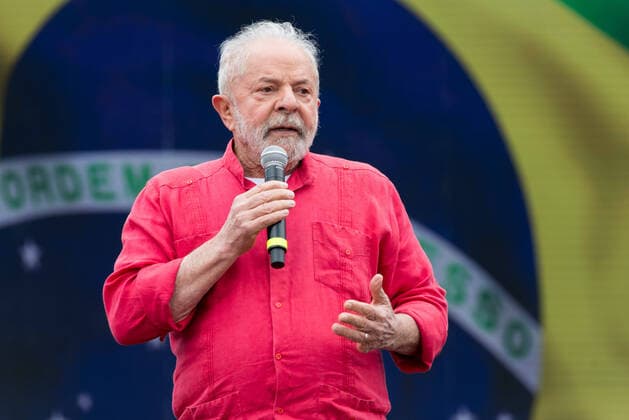 News Themen der Woche KW38 News Bilder des Tages SÃO PAULO, SP - 24.09.2022: ATO COM O CANDIDATO LULA NO GRAJAÚ - Former president Lula and ex-governor Geraldo Alckim participate in an act in Grajaú, in the south of São Paulo, this Saturday (24). In the photo, former president Lula. x2270284x  VincentxBosson