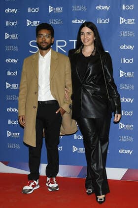 foto IPP Mario Romano Milano 25 9 2019 red carpet Serial Awards 2022 nella foto Raissa Russi e Mohamed Ismail Bayed (Raissa e Momo) Italy Photo Press - World Copyright -SERIAL AWARD-
