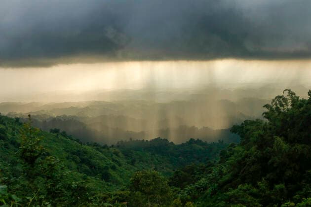Creative Highlights World September 26, 2022, Dhaka, Dhaka, Bangladesh: Scenic view of landscape against sky during foggy weather Bandarban District. Dhaka Bangladesh - ZUMAj163 20220926_zip_j163_025 Copyright: xAbuxSufianxJewelx