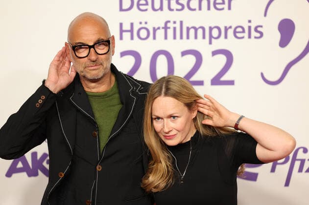 20. Deutsche Hörfilmpreis 2022 Andreas Kleinert und Anja Schneider Verrleihung des 20. Deutschen Hörfilmpreises 2022 in den Bolle Festsäle am Spree-Bogen in Berlin Copyright: xEventpressx