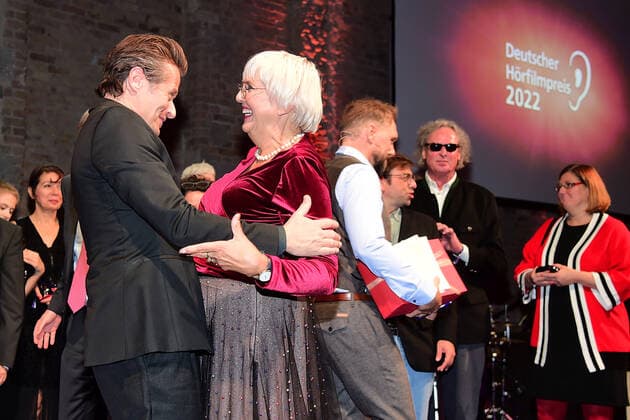 Verleihung des 20. Deutschen Hörfilmpreises Roman Knizka, Claudia Roth Verleihung des 20. Deutschen Hörfilmpreises 2022 in den BOLLE Festsäle am Spree-Bogen in Berlin am 27.09.2022