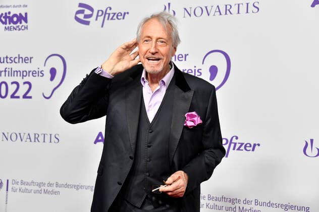 Reiner Schöne bei der Verleihung des 20. Deutschen Hörfilmpreises 2022 in den Bolle Festsälen am Spree-Bogen. Berlin, 27.09.2022