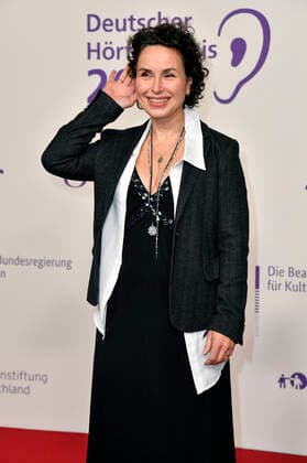 Nadja Schulz-Berlinghoff bei der Verleihung des 20. Deutschen Hörfilmpreises 2022 in den Bolle Festsälen am Spree-Bogen. Berlin, 27.09.2022