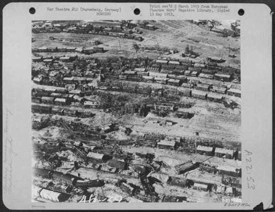 Bomb Damaged Marshalling Yards, Nuremberg, Germany. Copyright: xpiemagsx nagerbompie16092022-318 !ACHTUNG AUFNAHMEDATUM GESCHÄTZT!