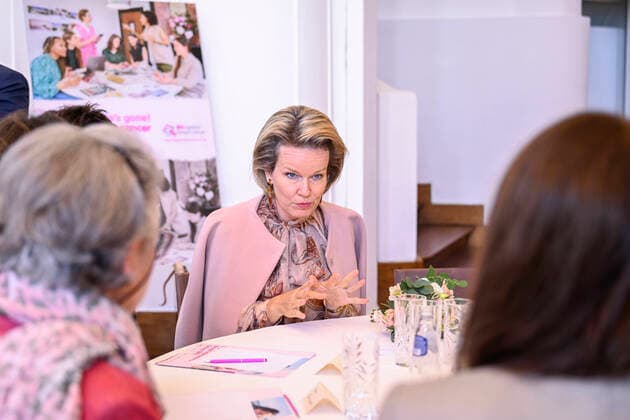 Entertainment Themen der Woche KW39 Entertainment Bilder des Tages Queen Mathilde of Belgium pictured during an academic session on breast cancer, organized by BIG (Breast International Group), in Brussels, Thursday 29 September 2022.  LAURIExDIEFFEMBACQ 46006593