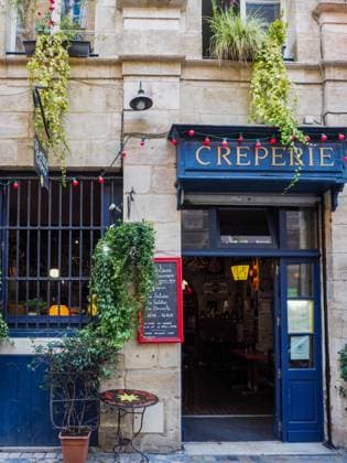 Creperie Open for Business in Bordeaux Creperie Open for Business in Bordeaux Copyright: xZoonar.com PhilxBirdx zoonar_16650571