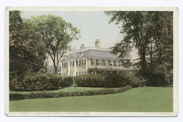 Craigie, Longfellow s House, Cambridge, Mass. still image. Postcards. 1898 - 1931. The Miriam and Ira D. Wallach Division of Art, Prints and Photographs: Photography Collection. Houses , Massachusetts , Cambridge, Longfellow, Henry Wadsworth, 1807-1882 , Homes and haunts Copyright: xpiemagsx nyplsipiepostcard28092022-1121 !ACHTUNG AUFNAHMEDATUM GESCHÄTZT!