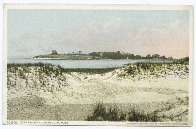 Clark s Island, Plymouth, Mass. still image. Postcards. 1905 - 1930. The Miriam and Ira D. Wallach Division of Art, Prints and Photographs: Photography Collection. Islands , Massachusetts Copyright: xpiemagsx nyplsipiepostcard28092022-1368 !ACHTUNG AUFNAHMEDATUM GESCHÄTZT!