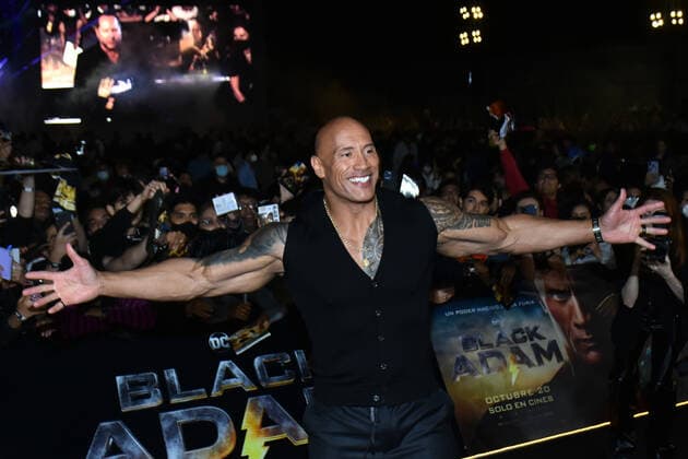 October 3, 2022, Mexico City, Mexico: Actor Dwayne Johnson attends the Back carpet of Black Adam fan event at Diego Rivera Museum. on October 3, 2022 in Mexico City, Mexico. Mexico City Mexico - ZUMAe321 20221003_zia_e321_034 Copyright: xCarlosxTischlerxEyepixxGroupx