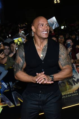 October 3, 2022, Mexico City, Mexico: Actor Dwayne Johnson attends the Back carpet of Black Adam fan event at Diego Rivera Museum. on October 3, 2022 in Mexico City, Mexico. Mexico City Mexico - ZUMAe321 20221003_zia_e321_039 Copyright: xCarlosxTischlerxEyepixxGroupx