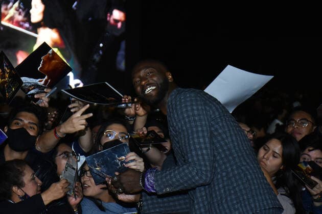 October 3, 2022, Mexico City, Mexico: Actor Aldis Hodge attends the Back carpet of Black Adam fan event at Diego Rivera Museum. on October 3, 2022 in Mexico City, Mexico. Mexico City Mexico - ZUMAe321 20221003_zia_e321_097 Copyright: xCarlosxTischlerxEyepixxGroupx