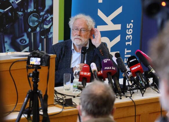 Bilder des Jahres 2022, News 10 Oktober News Themen der Woche KW40 News Bilder des Tages Anton ZEILINGER - Physik Nobelpreis 2022 Wien, UNI, 04. 09. 2022 Anton ZEILINGER *** Anton ZEILINGER Physics Nobel Prize 2022 Vienna, UNI, 04 09 2022 Anton ZEILINGER