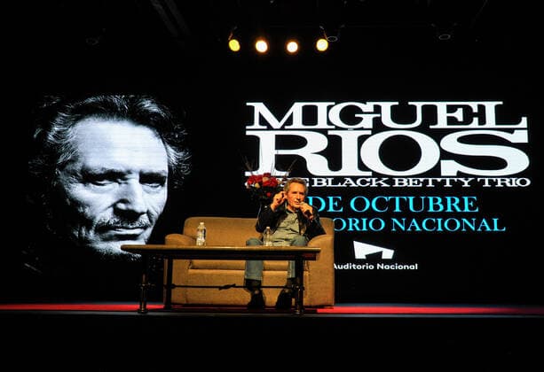 October 4, 2022, Mexico City, Mexico: Spanish singer Miguel Rios attends The Miguel Rios and The Black Betty Trio Mexico City tour press conference at National Auditorium. on October 4, 2022 in Mexico City, Mexico. Mexico City Mexico - ZUMAe321 20221004_zia_e321_007 Copyright: xGinareEyepixxGroupx