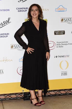 Globo d oro award at the auditorium parco della musica. Rome (Italy), 04 October 2022 Anna Ferraioli Ravel on the red carpet of the Globo d oro award at the auditorium parco della musica. Rome (Italy), 04 October 2022 Imago-Images Emmefoto Copyright: xImago-Images Emmefotox