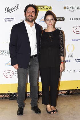 Globo d oro award at the auditorium parco della musica. Rome (Italy), 04 October 2022 Matteo Rovere , Giulia Steigerwalt on the red carpet of the Globo d oro award at the auditorium parco della musica. Rome (Italy), 04 October 2022 Imago-Images Emmefoto Copyright: xImago-Images Emmefotox