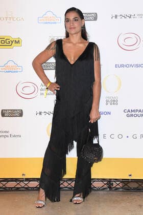 October 4, 2022, Rome, Italy: Lina Siciliano attends at the red carpet of the Globo d oro award 2022 at the Auditorium Parco Della Musica. Rome Italy - ZUMAs197 20221004_zaa_s197_383 Copyright: xCartellixMariox