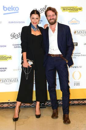 Camilla Petrocelli und Graziano Scarabicchi bei der 62. Verleihung des Globo d Oro 2022 im Auditorium Parco della Musica. Rom, 04.10.2022