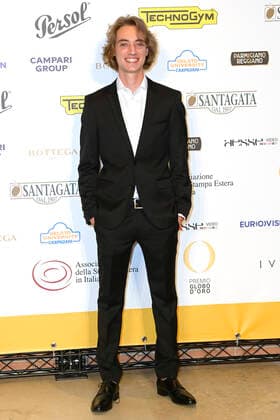 Luca Vergoni bei der 62. Verleihung des Globo d Oro 2022 im Auditorium Parco della Musica. Rom, 04.10.2022