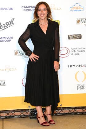Anna Ferraioli Ravel bei der 62. Verleihung des Globo d Oro 2022 im Auditorium Parco della Musica. Rom, 04.10.2022