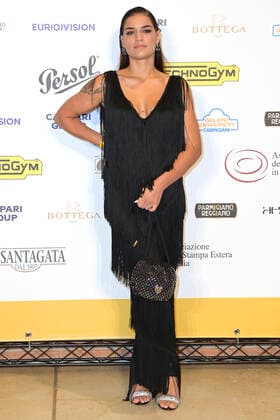 Lina Siciliano bei der 62. Verleihung des Globo d Oro 2022 im Auditorium Parco della Musica. Rom, 04.10.2022