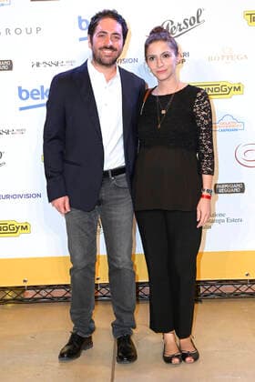 Matteo Rovere und Giulia Steigerwalt bei der 62. Verleihung des Globo d Oro 2022 im Auditorium Parco della Musica. Rom, 04.10.2022