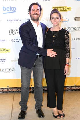 Matteo Rovere und Giulia Steigerwalt bei der 62. Verleihung des Globo d Oro 2022 im Auditorium Parco della Musica. Rom, 04.10.2022