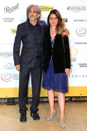 Sergio Rubini und Carla Cavalluzzi bei der 62. Verleihung des Globo d Oro 2022 im Auditorium Parco della Musica. Rom, 04.10.2022