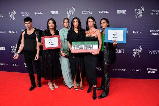 Bilder des Jahres 2022, Entertainment 10 Oktober Entertainment Themen der Woche KW40 Entertainment Bilder des Tages Gaeste und Minu Barati und Shermine Shahrivar Tribute to Bambi Hilfe für Kinder in Not im Hotel Central District in Berlin am 05.10.2022 *** Guests and Minu Barati and Shermine Shahrivar Tribute to Bambi Help for Children in Need at the Hotel Central District in Berlin on 05 10 2022