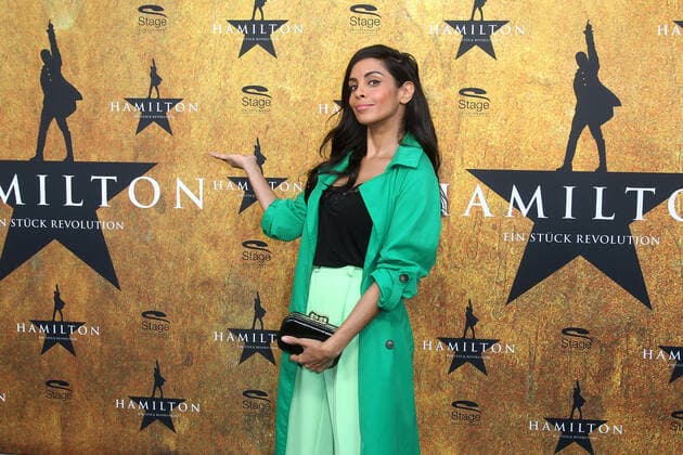 Collien Ulmen Fernandes bei der Gala Premiere vom Musical - Hamilton - am 6.10.2022 in Hamburg Hamilton Musical Premiere in Hamburg *** Collien Ulmen Fernandes at the gala premiere of the musical Hamilton on 6 10 2022 in Hamburg Hamilton musical premiere in Hamburg 