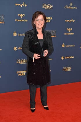 Ute Freudenberg bei der GOLDENE HENNE 2022 in der Media City in Leipzig am 07.10.2022 - Roter Teppich