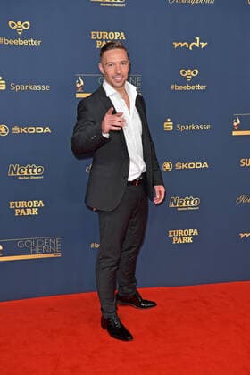 Ramon Roselly bei der GOLDENE HENNE 2022 in der Media City in Leipzig am 07.01.2022 - Roter Teppich