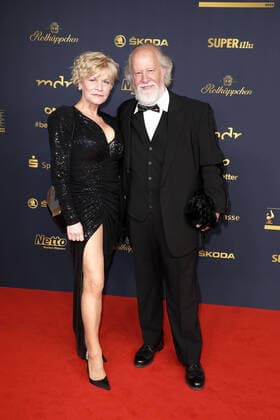 Anne Kasprik und ihr Ehemann Oren Schmuckler bei der Verleihung Die Goldene Henne am 7.10.2022 in Leipzig Die Goldene Henne 2022 Verleihung in Leipzig