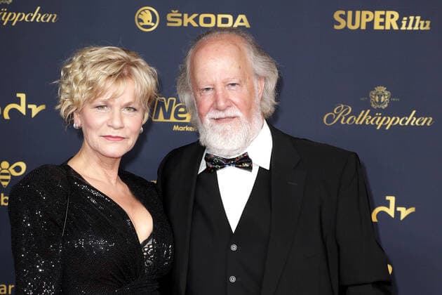 Anne Kasprik und ihr Ehemann Oren Schmuckler bei der Verleihung Die Goldene Henne am 7.10.2022 in Leipzig Die Goldene Henne 2022 Verleihung in Leipzig