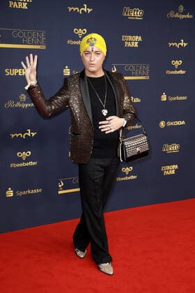 Julian F. M. Stoeckel bei der Verleihung Die Goldene Henne am 7.10.2022 in Leipzig Die Goldene Henne 2022 Verleihung in Leipzig