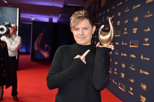Entertainment Bilder des Tages Michael Patrick Kelly bei der GOLDENE HENNE 2022 in der Media City in Leipzig am 07.10.2022 - Preisträger