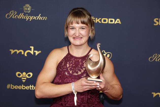 Preisträgerin Anna-Lena Forster bei der Verleihung Die Goldene Henne am 7.10.2022 in Leipzig Die Goldene Henne 2022 Verleihung in Leipzig - Preisträger Gewinner