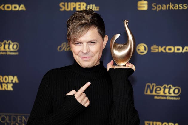 Preisträger Michael Patrick Kelly bei der Verleihung Die Goldene Henne am 7.10.2022 in Leipzig Die Goldene Henne 2022 Verleihung in Leipzig - Preisträger Gewinner