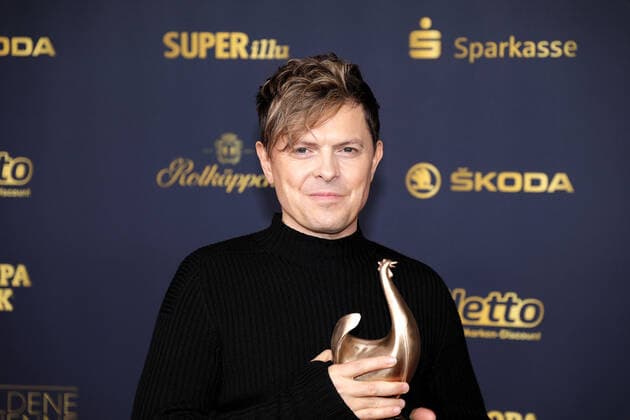 Preisträger Michael Patrick Kelly bei der Verleihung Die Goldene Henne am 7.10.2022 in Leipzig Die Goldene Henne 2022 Verleihung in Leipzig - Preisträger Gewinner