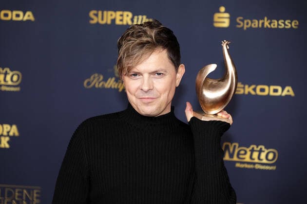 Preisträger Michael Patrick Kelly bei der Verleihung Die Goldene Henne am 7.10.2022 in Leipzig Die Goldene Henne 2022 Verleihung in Leipzig - Preisträger Gewinner