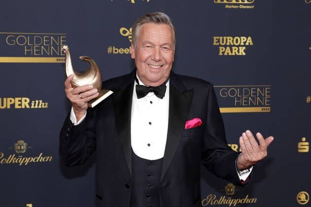 Preisträger Roland Kaiser bei der Verleihung Die Goldene Henne am 7.10.2022 in Leipzig Die Goldene Henne 2022 Verleihung in Leipzig - Preisträger Gewinner