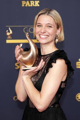 Preisträgerin Svenja Jung bei der Verleihung Die Goldene Henne am 7.10.2022 in Leipzig Die Goldene Henne 2022 Verleihung in Leipzig - Preisträger Gewinner