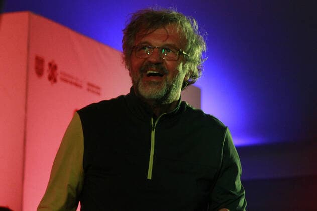 October 07, 2022, Mexico City, Mexico: filmmaker and musician, Emir Kusturica & The No Smoking Orchestra performs during the XXII ZoÂ³calo International Book Fair at the Ricardo Flores MagoÂ³n forum on October 07, 2022 in Mexico City, Mexico Mexico City MÃ xico - ZUMAe321 20221007_zia_e321_072 Copyright: xCarlosxSantiago xEyepixxGroupx