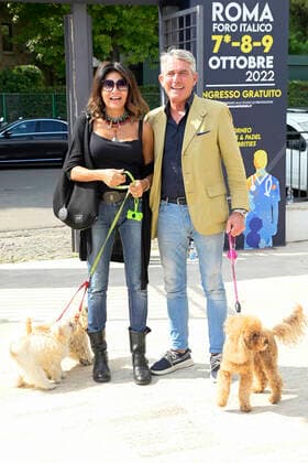 Nadia Bengala mit Ehemann Alessandro Stocchi beim Tennis & Friends Event im Foro Italico. Rom, 08.10.2022