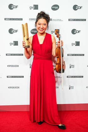 Tianwa Yang bei der Verleihung des OPUS Klassik Award 2022 im Konzerthaus Berlin am Gendarmenmarkt. OPUS Klassik 2022