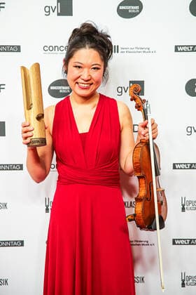 Tianwa Yang bei der Verleihung des OPUS Klassik Award 2022 im Konzerthaus Berlin am Gendarmenmarkt. OPUS Klassik 2022