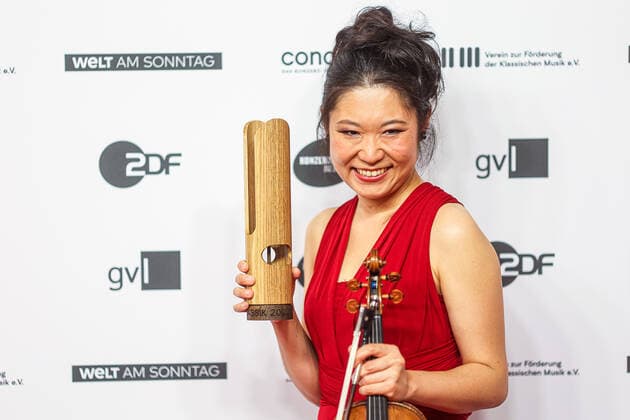 Tianwa Yang bei der Verleihung des OPUS Klassik Award 2022 im Konzerthaus Berlin am Gendarmenmarkt. OPUS Klassik 2022