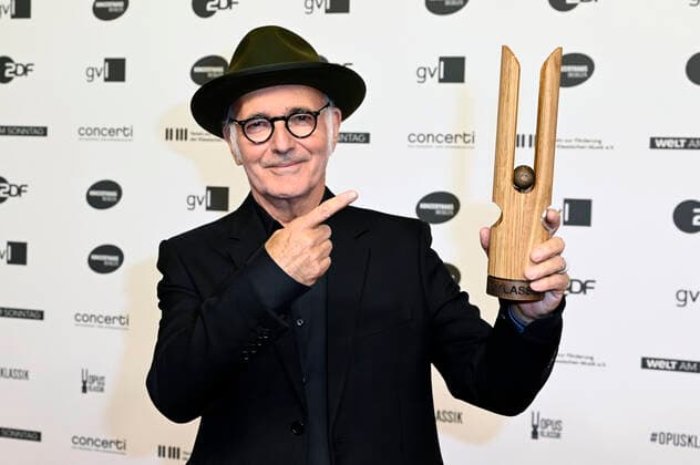 Ludovico Einaudi bei der Verleihung des Opus Klassik 2022 im Konzerthaus am Gendarmenmarkt. Berlin, 09.10.2022
